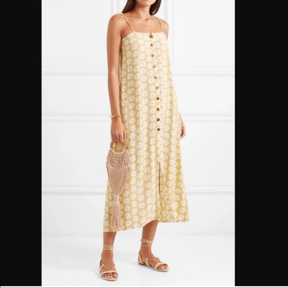Faithful the brand daisy midi dress Small